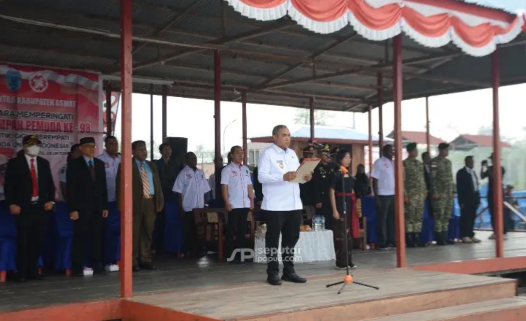 Sumpah Pemuda 2026, Wabup Asmat Ingatkan Generasi Muda Jaga Persatuan