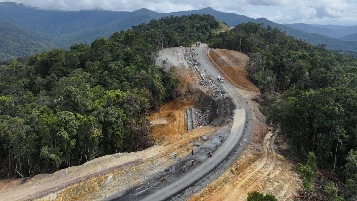 Proyek Jalan Trans Papua Mamberamo–Elelim Ditinjau Ketat Hutama Karya