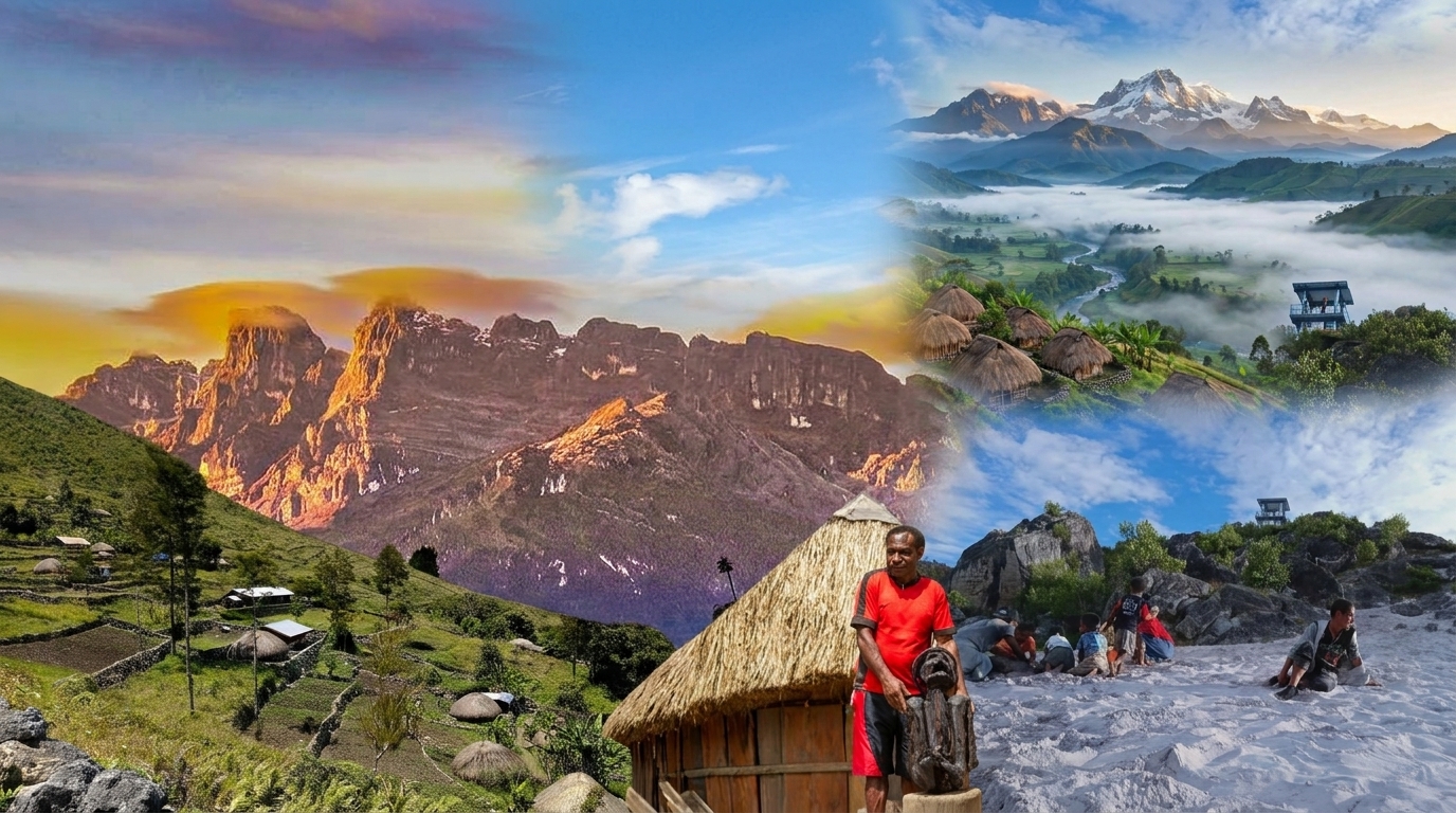 9 Surga Wisata di Papua Pegunungan, Ada Danau, Gua hingga Desa Adat