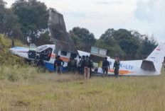 Pesawat Asian One Tergelincir di Bandara Bilorai Papua, Begini Kondisinya